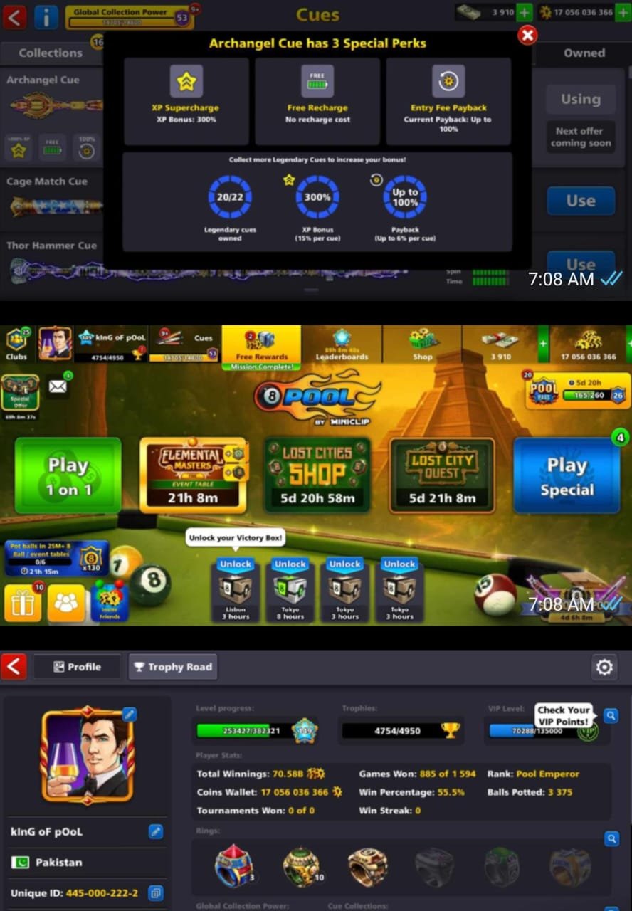 buy 8 BALL POOL ACCOUNTS